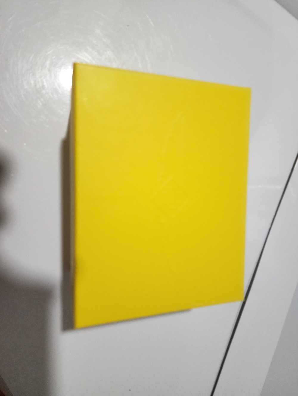Invicta Watch Box Sleek Solid Yellow Hardcover Box